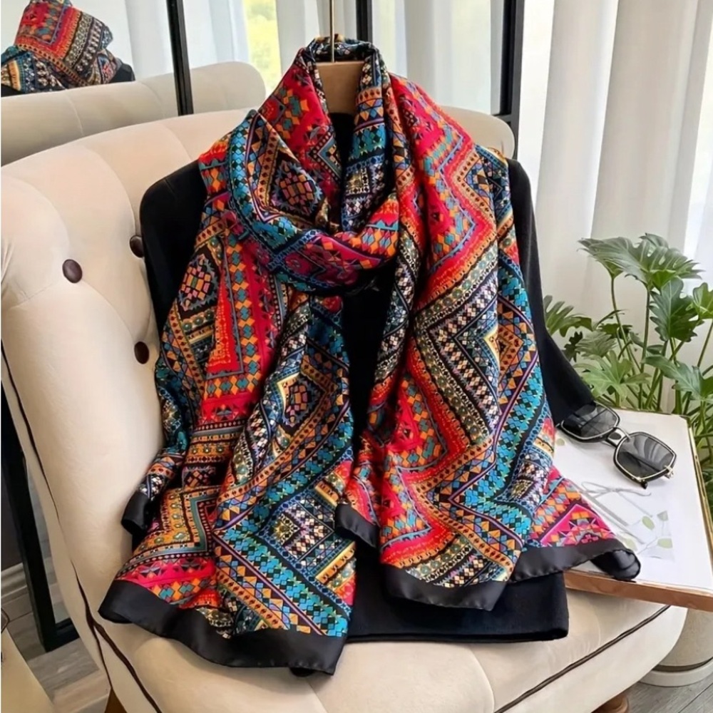 NEW Colorful Design Long Scarf  73”x33.5” inches
